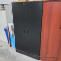 Black Wood 2 Door Storage Cabinet